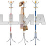 Напольная вешалка для одежды тренога Coat Rack